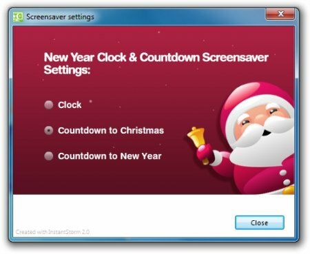 NewYear Clock & Countdown Screensaver